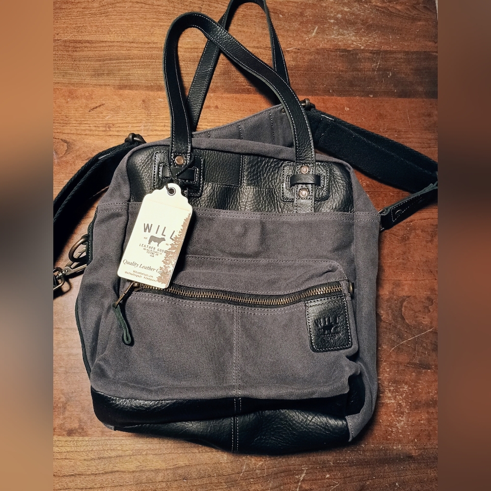 Will Leather Goods Grey Onward Tote